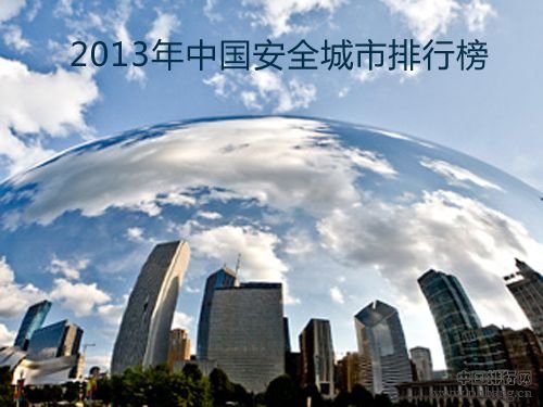 点击图片查看下一页 2014中国最安全城市是哪个?2013城市安全排行榜