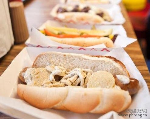 盘点美国十大美味热狗