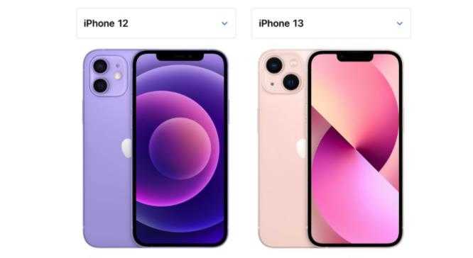 苹果12和13配置参数表对比_苹果12和13配置详细对比