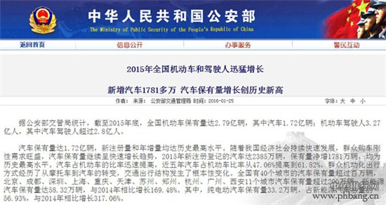 2015年全国新能源汽车保有量有多少？