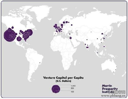 全球风投规模20强城市排名