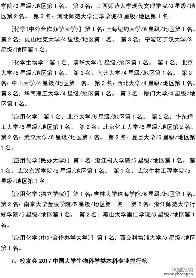 校友会2017年全国大学最全本科专业排行，北大最牛