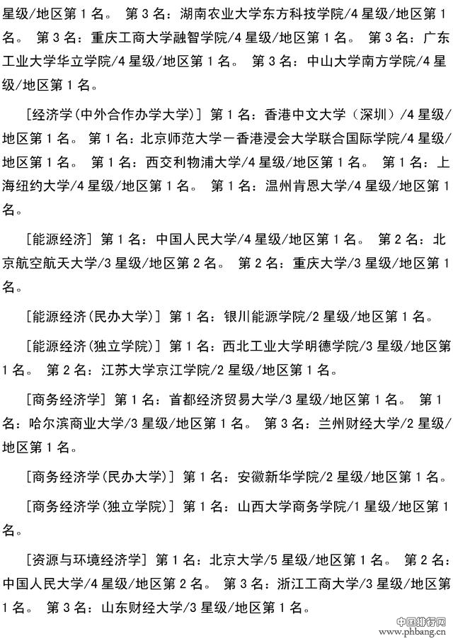 校友会2017年全国大学最全本科专业排行，北大最牛