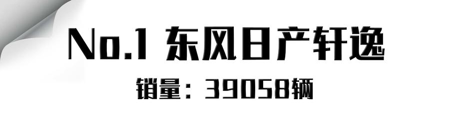 4月轿车销量！销冠日产轩逸，逼近四万月销！前十仅帝豪一款自主