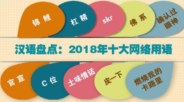 2018年度十大网络用语