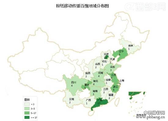2013年中国报纸移动传播百强榜